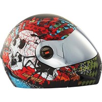 A-1 ARES SKULL MAT GLOSY BLACK 600MM PL.VISOR